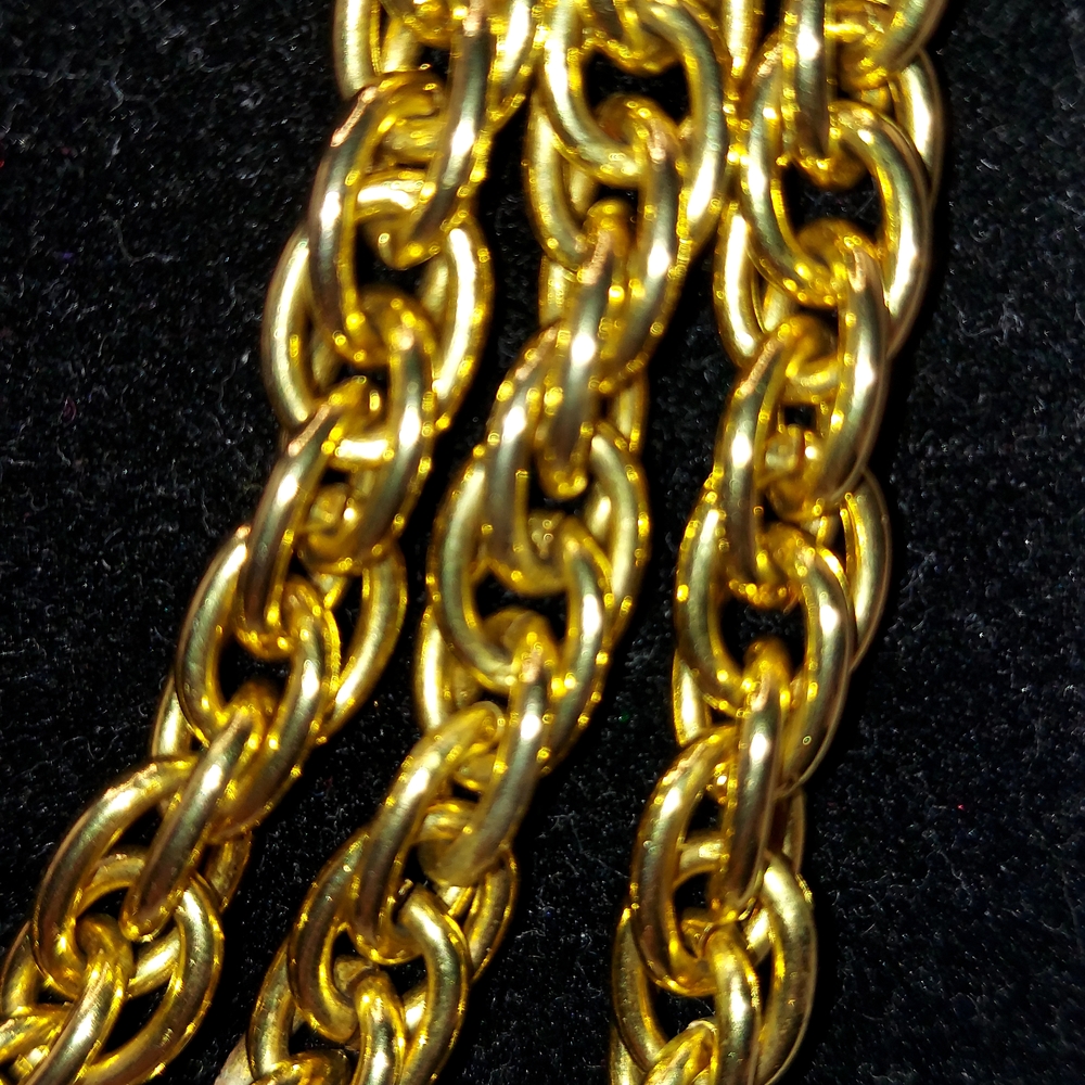 CHANEL Long Gold CC Medallion Necklace EVC!😍 - Picture 7 of 10